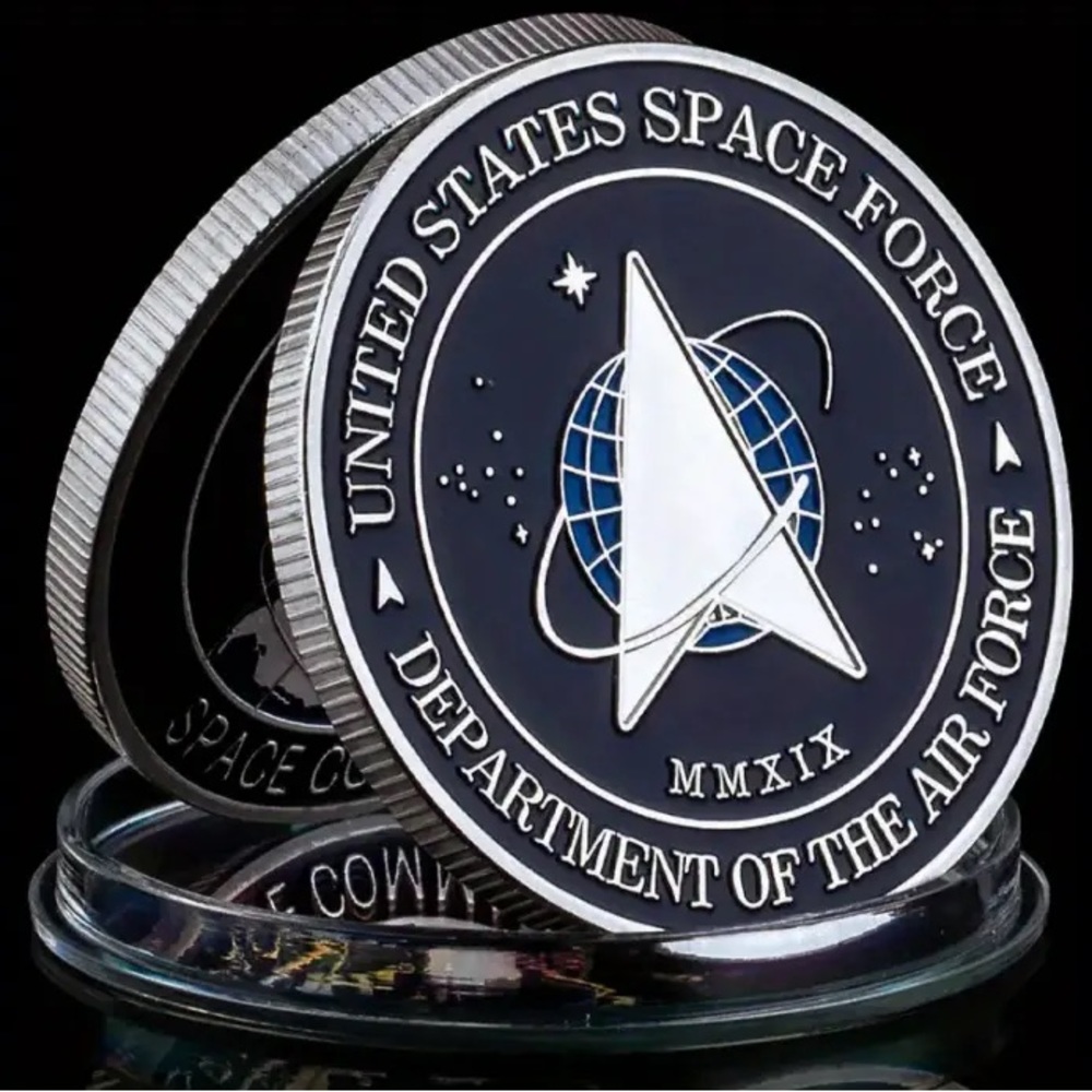 🇺🇸United States Space Force Department Of The Air Force Cased Collector Coin!